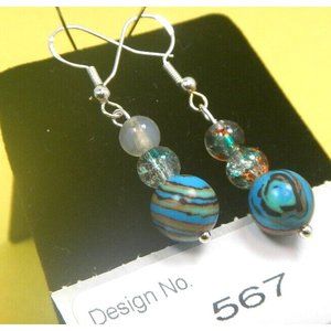 Jasper -Gemstone Earring-Energy Jewelry-Facilitate-balances the emotions-567